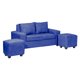thumbnail image 1 of Living Kahlo 2 Cuerpos + 2 Pouf Pu Azul, 1 of 8