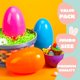 thumbnail image 3 of Huevos de Pascua de plástico JOYIN, 12 unidades, coloridos, gigantes, 15 cm, rellenables, 3 of 9