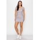 thumbnail image 5 of Vestido Ajustado con Volantes y Estampado Floral Fruncido, 5 of 5