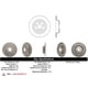 thumbnail image 2 of Disco Freno para auto Lincoln MKZ 2013-2020 Trasero, 2 of 4