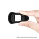 thumbnail image 3 of Eyecup Kiwifotos DK-30 Long Soft con visor para Nikon Z50, 3 of 6
