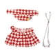 thumbnail image 1 of Ropa Para Muñecas De 15 Cm, Accesorios De Peluche Cómodos Para Muñecas, Accesorios Fotográficos Elegantes, Collar Rojo DIY, 1 of 3