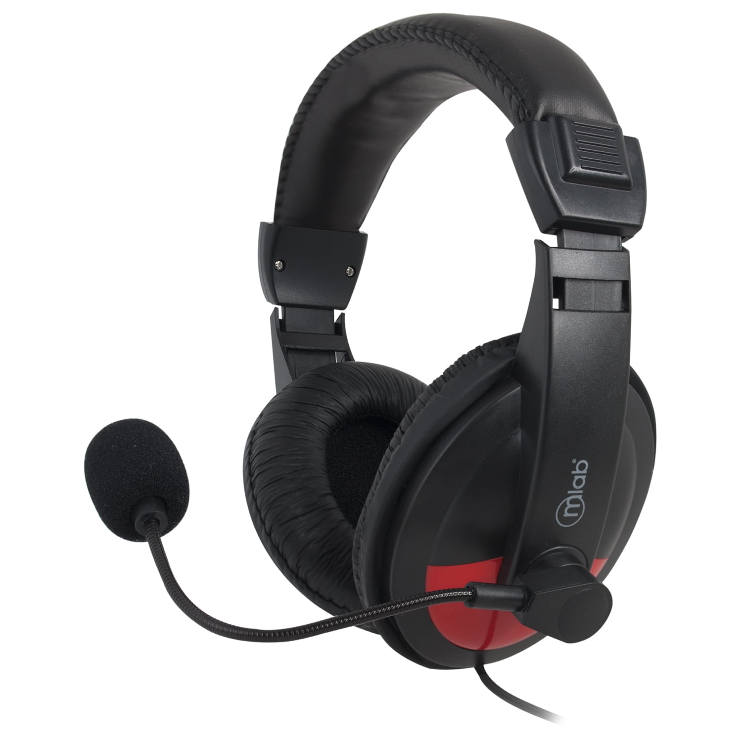 Microlab - Audif. Talk Headset 3.5mm Red