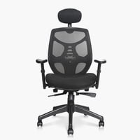 Form Office - Silla Oficina Identity Base Nylon C/Cabecero Negro