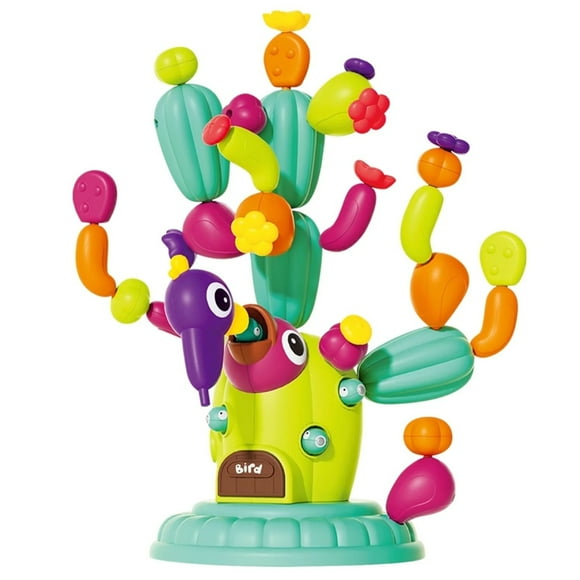 Bloques Construcción Cactus DIY 42 piezas Juego Didáctico