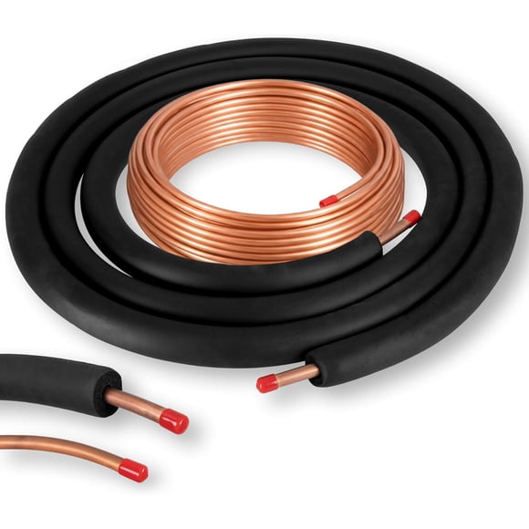 Juego de líneas HVAC Iron Forge Tools 15 m 3/4" y 3/8"