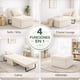 thumbnail image 2 of Sofá Cama Multifuncional 4 Modos Reclinable 4en1 Convertible Beige Liso, 2 of 8