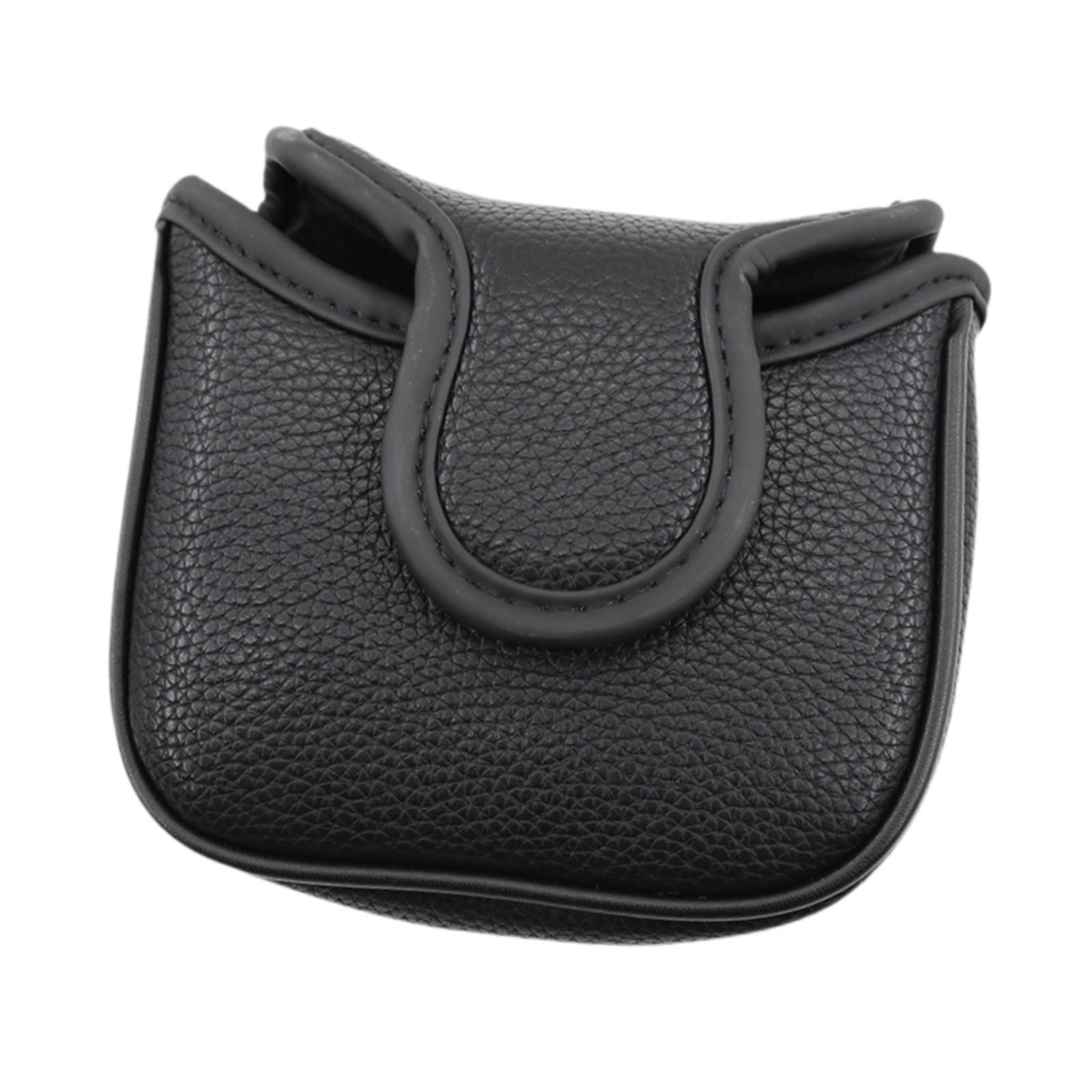 Magideal - Martillo De Golf Putter, Cubierta Protectora Para Putter De Golf, Portátil, Para La Mayoría De Los Equipos De Putter, Envoltura De Regalo, Protector D Negro