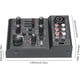 thumbnail image 4 of Equipo de grabación mezclador de audio de 5 canales Mezclador de audio compacto de 5 canales Consola de mezcla de sonido Interfaz de audio USB Ecualizador de 2 bandas Efecto de eco incorporado para gr, 4 of 7