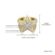 thumbnail image 4 of Anillos de Estrella de Moda de Lujo con Estilo Punk de Rapero Bling para Hombre Chapados en Oro de 14K Brillantes Grandes con Hielo Hip Hop Zirconia Cúbica Anillos de Compromiso para Hombre, 4 of 9