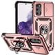 thumbnail image 2 of Funda Resistente Anillo Soporte Samsung Galaxy S20 Privacidad Cámara Montaje Magnético Oro rosa, 2 of 6