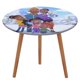 thumbnail image 1 of Cazadores del clima-theme Fitted Round Tablecloths Elastic Edged Table Covers Waterproof Table Cloth for Kitchen Holiday Party Tables Decor 120cm, 1 of 6