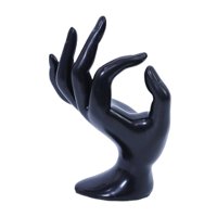 Ioensy - Maniquí De Mano Para Joyería, Soporte De Exhibición De Mano Para Accesorios De Fotografía, Tiendas, Espectáculos, Color Negro
