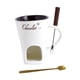 thumbnail image 2 of Olla Para Fondue Electrodomésticos De Cocina Taza Para Fondue Para Fiesta Día De San Valentín Cita Nocturna Blanco, 2 of 3