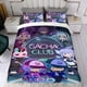 thumbnail image 4 of Vida Gacha Conjunto de sábanas temático, trío de piezas, cómodo y amigable con la piel, diseño único, regalo de decoración para el hogar para familiares, amigos y fans,140cm *210cm, 4 of 6