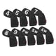 thumbnail image 5 of Juego De 9 Fundas Para Cabeza De Hierro Para Golf, Cuello Largo, Se Adapta A Todas Las Marcas, Accesorios, Color Negro, 5 of 5