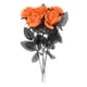 thumbnail image 3 of Rosas De Poliéster Centros De Mesa De Halloween Decoración De Fiesta Naranja, 3 of 5