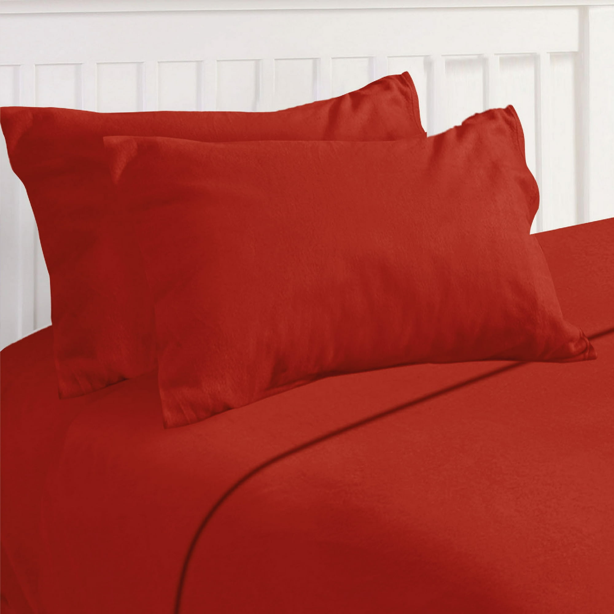 Chantilly - Sabanas Polar 1.5 Plazas Color Rojo Italiano