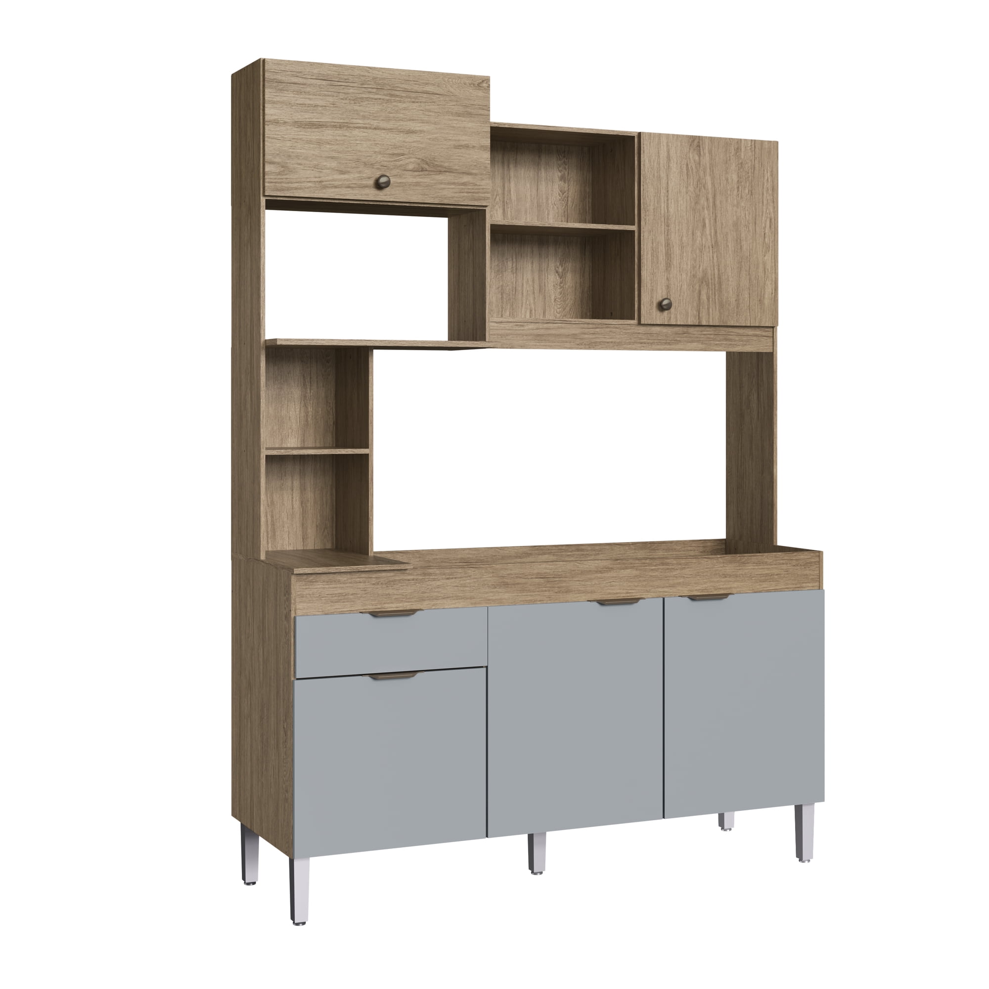 Mueble De Cocina 5 Puertas 1 Cajon De Madera Roma | Lider