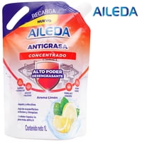 Desengrasantes Aileda Antigrasa Doypack - Unidad 1L Limón