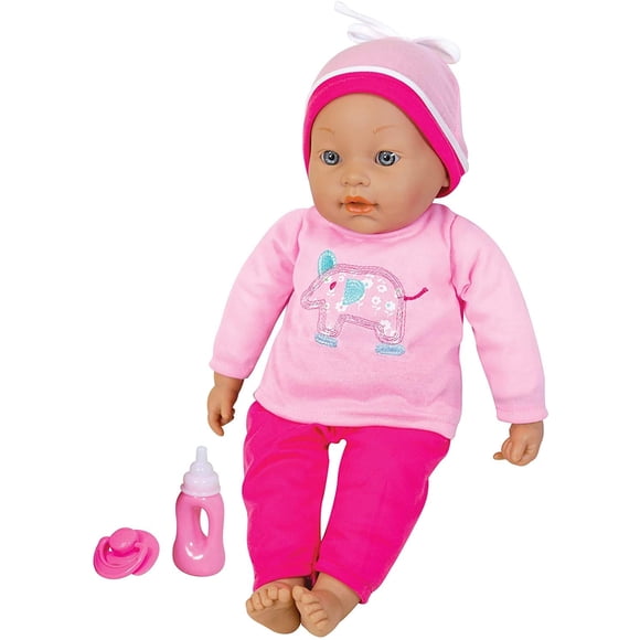 Muñeca bebé interactiva Lissi de 41 cm con accesorios, rosa