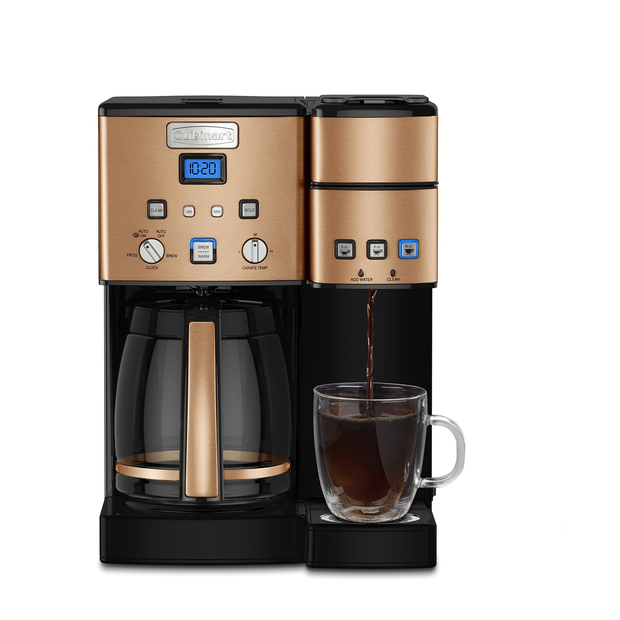 Cafetera Cuisinart De Una Sola Porción + 12 Tazas Ss-15cp De Cobre