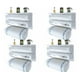 thumbnail image 1 of X4 Portarrollo Dispensador Toalla Nova Triple Cocina Alusa, 1 of 2