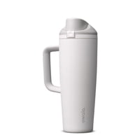 Vaso Térmico Owala Freesip 887 Ml Acero Inoxidable Gris Blanco