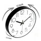 thumbnail image 2 of Reloj de pared jomparis negro de 30 cm – Pack de 2 silencioso, 2 of 6