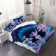 thumbnail image 1 of 3pcs K-pop Girl Group Neon Tunnel Digital Print Duvet Cover Set Includes Duvet Cover and Pillowcases, 1 of 1