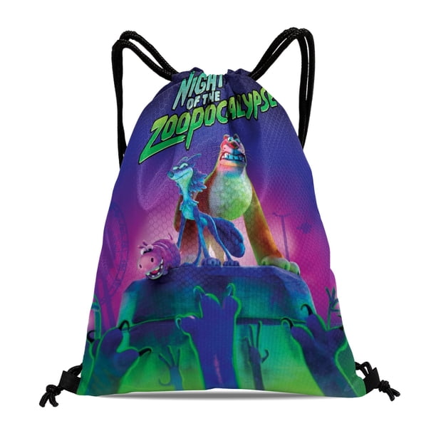 Noche del Zoopocalipsis Mochila de Cuerdas para Deportes y