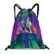 thumbnail image 1 of Noche del Zoopocalipsis Mochila de Cuerdas para Deportes y Gimnasio, Bolsa de Cuerdas Resistente al Agua, Bolsa Cinch, 30×40cm, 1 of 6