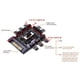 thumbnail image 2 of Chassis Fan Hub, SATA 1 To 8 Way12V 3 PIN Cooling Fan Splitter Controller Hub 3 Pin PWM Low Of High For PC Desktop Computer Motherboard(12V 3-Pin), 2 of 2