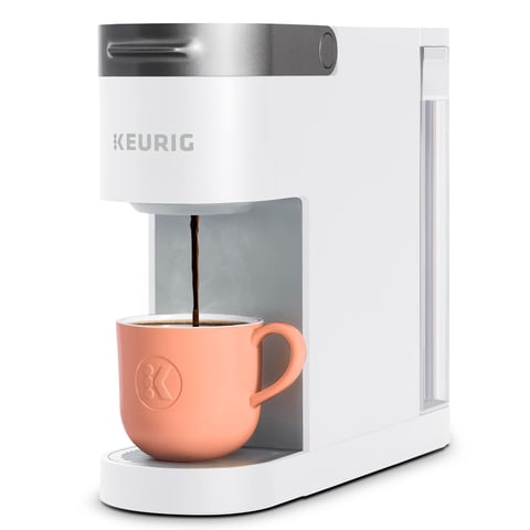 Cafetera Keurig K-Slim, Monodosis, K-Cup, Blanca