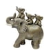 thumbnail image 5 of 3 bebé montando una estatua escritorio figurita coleccionable escultura Animal figurita para celebraciones de aniversario decoraciones decoración de e Plata, 5 of 5
