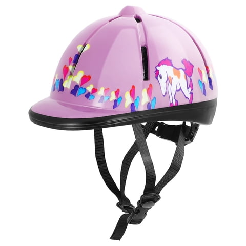 Casco Xiaozxwlhq Ajustable Para Montar A Caballo Para Niños De 2 A 6 Años, Rosa