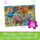 thumbnail image 2 of Puzle El viaje de aprendizaje: dinosaurios que brillan en la oscuridad, 100 piezas, 2 of 6