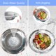 thumbnail image 4 of Colador para fregadero de cocina V-TOP, paquete de 4, acero inoxidable, 11.5 cm, 4 of 7