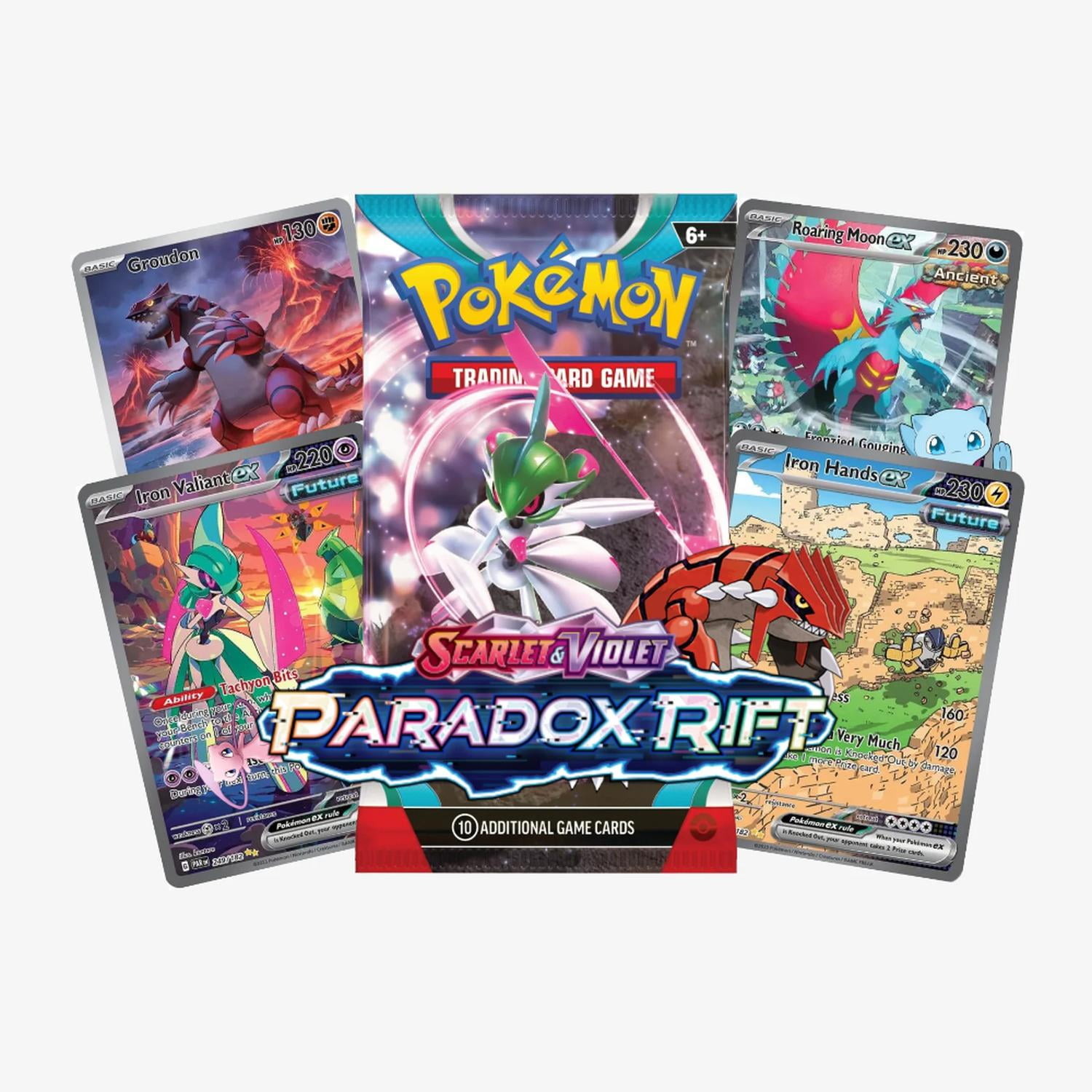 Pokémon - Cartas Pokemon Pack 4 Sobres Paradox Rift Ingles Azul