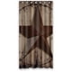 thumbnail image 1 of Cortina de ducha con diseño de estrellas del oeste de Texas, juego de cortinas de baño con ganchos, tamaño 36 x 72 pulgadas, 1 of 3