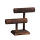 thumbnail image 5 of Organizador De Pulseras De Escritorio Estable Para Bandas De Pelo, Brazaletes, 2 Capas, Marrón Oscuro, 5 of 5