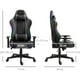 thumbnail image 2 of Silla Gamer Luz RGB Soporte Lumbar Reclinable Reposapiés, 2 of 4