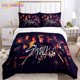 thumbnail image 1 of Stray Kids Kpop Quilt Duvet Cover Set Soft Queen Bedclothes Super 3-Piece Bedding Set, 1 of 5