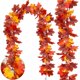 thumbnail image 1 of Guirnalda de otoño TURNMEON, paquete de 2 guirnaldas con hojas de otoño de 3,6 m, 1 of 6