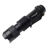 Impormaipu - Linterna Led T6 5.000 Lum Pila 18650 Zoom Ajustable Pequeña