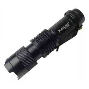 Impormaipu - Linterna Led T6 5.000 Lum Pila 18650 Zoom Ajustable Pequeña