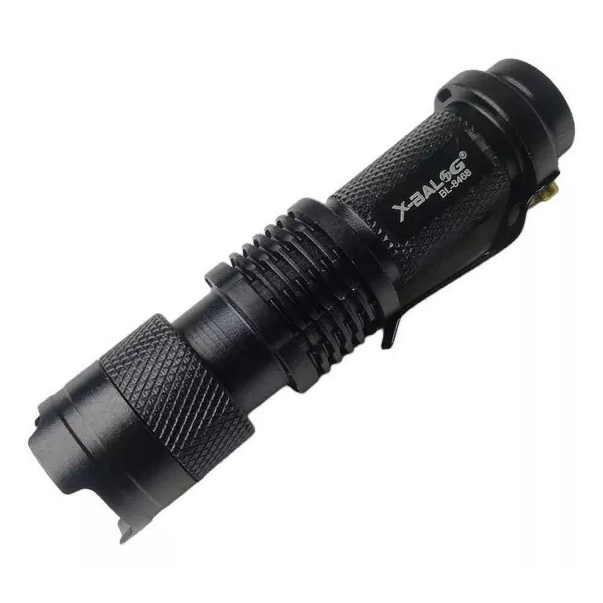 Impormaipu - Linterna Led T6 5.000 Lum Pila 18650 Zoom Ajustable Pequeña