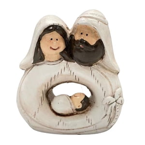 Magideal - Estatuilla De La Sagrada Familia, Estatua De Belén, Adorno De Decoración Navideña, Figura De Belén De Navidad, Para Vacaciones, Dormitorio, Escritorio