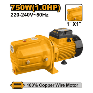 Bomba Agua Autocebante Industrial 750 Watts - -1,0 Hp (Jp07508) Ingco