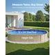 thumbnail image 3 of Liner para piscina VEVOR ovalado 366 x 732 cm, altura de pared 132 cm, 3 of 9